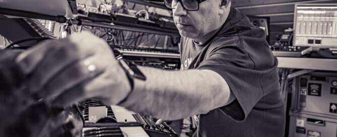 Maurizio Blanco in the Studio
